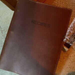 Leather Recipe Binder